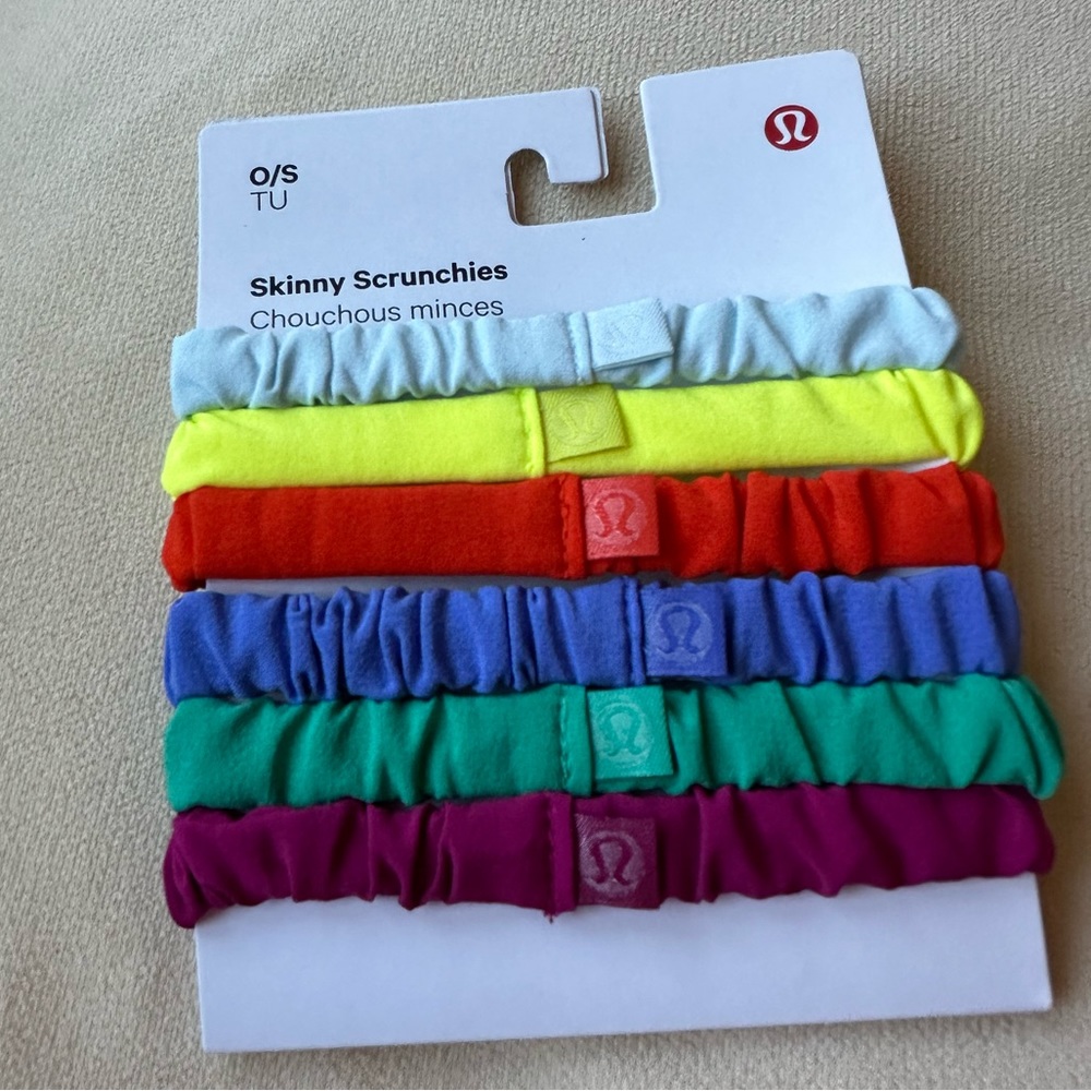 Lululemon skinny scrunchies